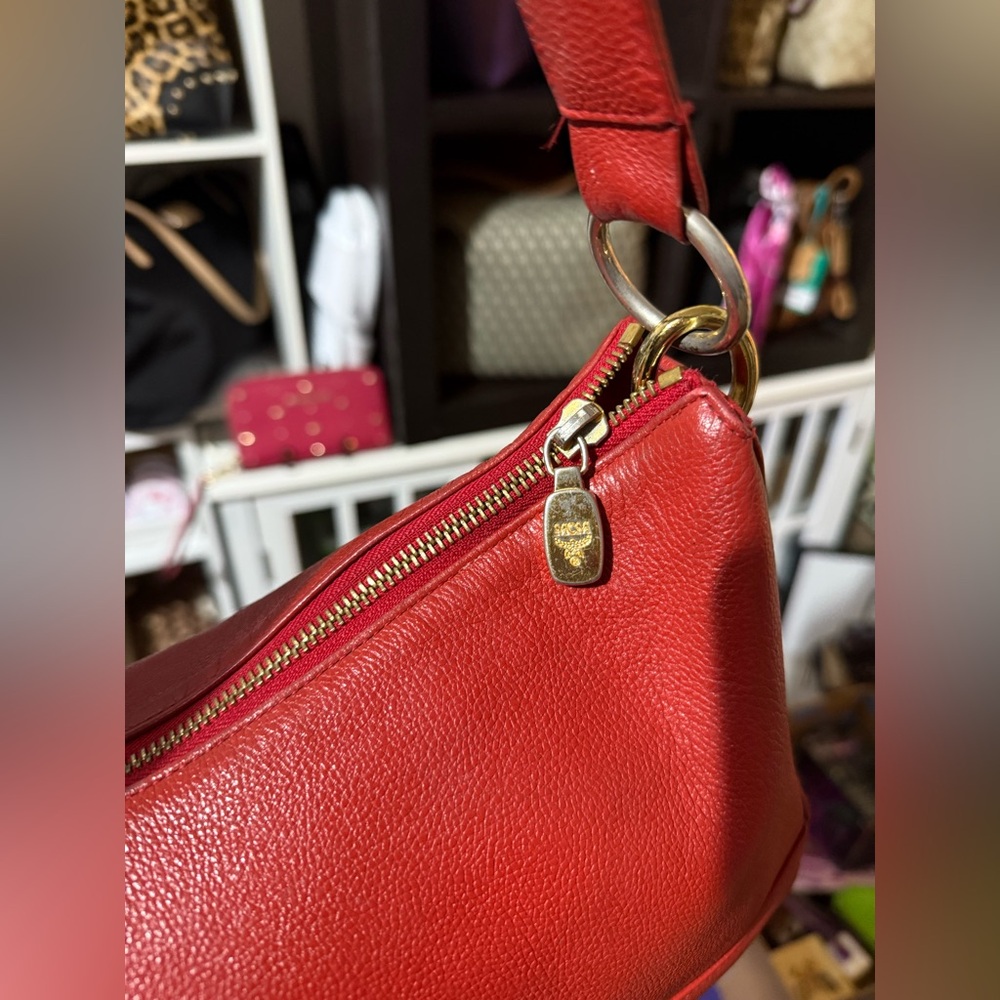 LOW START π«Άπ½ MCM Red Shoulder Bag - Picture 13 of 16